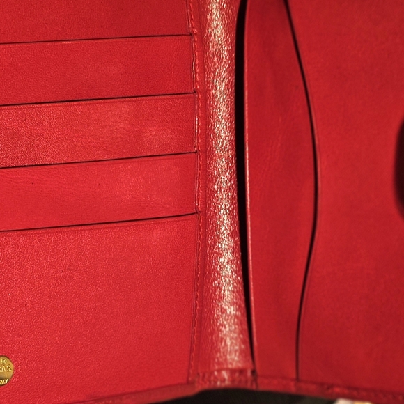 Vintage Fendi Leopard Print Canvas/Leather Kisslock Bifold Wallet & Dust Bag - Picture 5 of 16